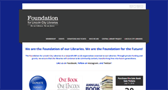 Desktop Screenshot of foundationforlcl.org