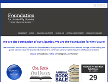 Tablet Screenshot of foundationforlcl.org